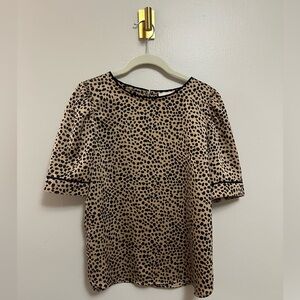 Loft Leopard Top